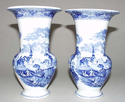 Vases Pair c1930s
